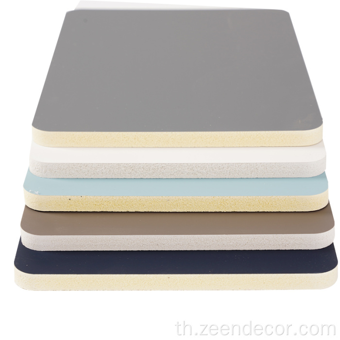 1220*2440 5 มม. 8 มม. 12 มม. แผ่นโฟม PVC